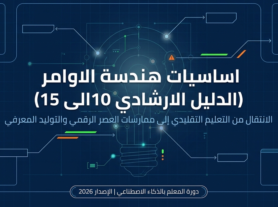 أساسيات هندسة الأوامر (الدليل الإرشادي 10 إلى 15)